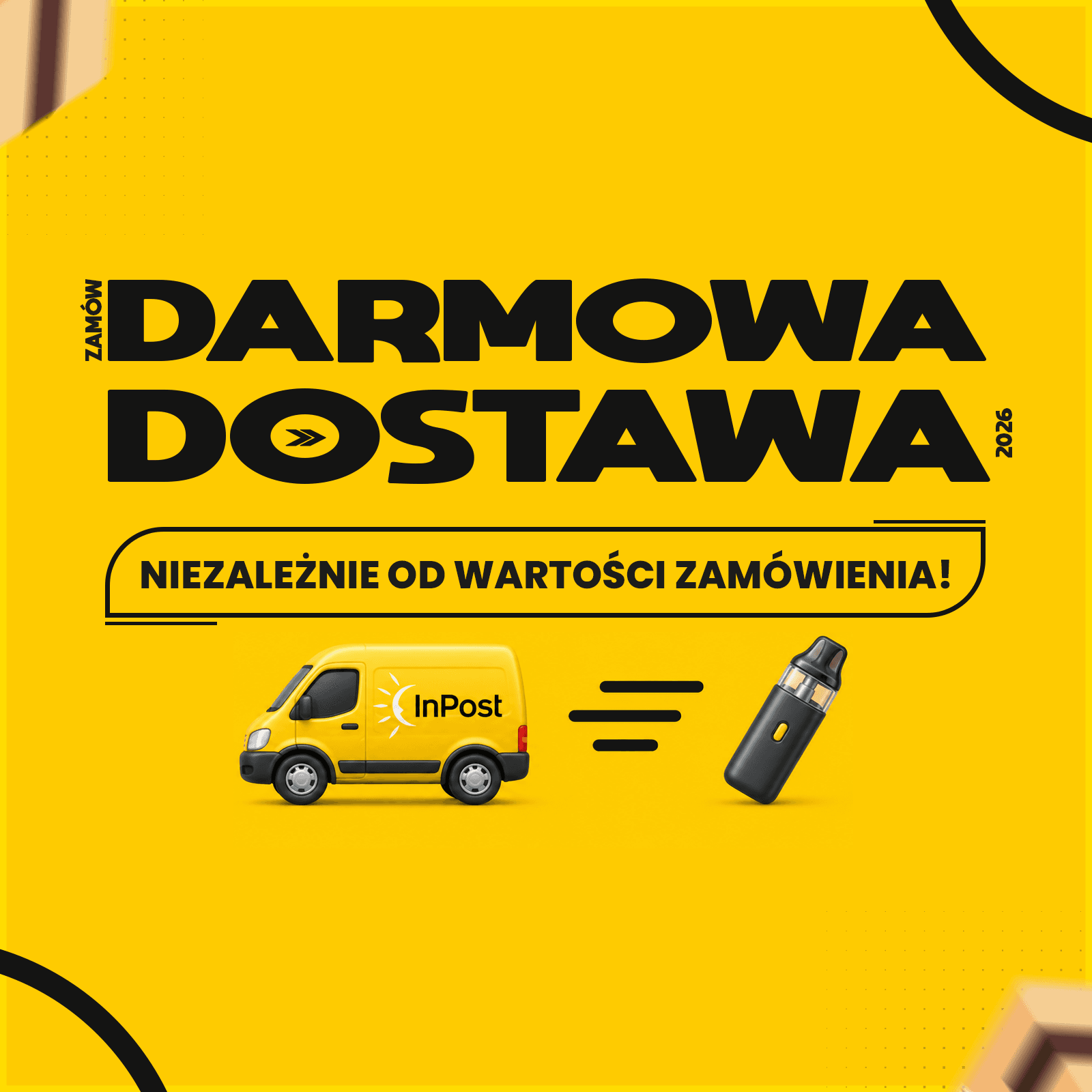 Darmowa dostawa - niezależnie od wartości zamówienia